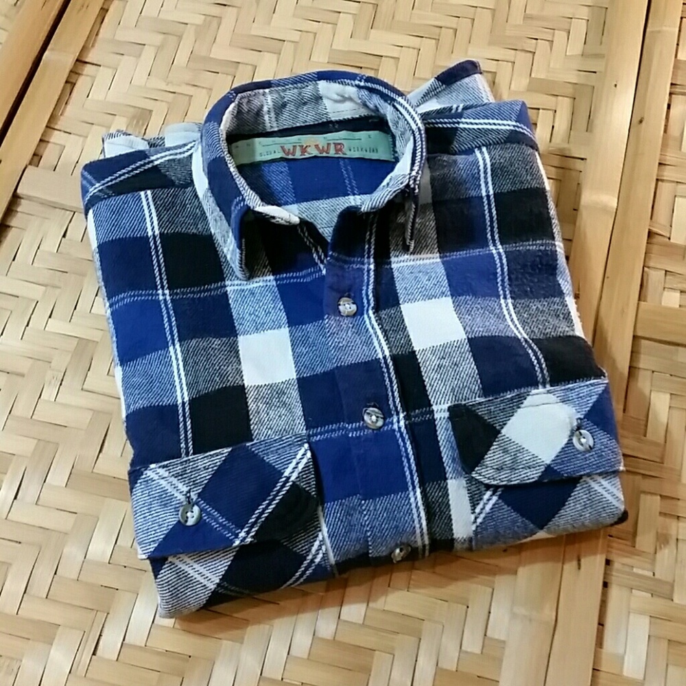Anchor Blue WKWR • Men's Heavy-weight Flannel